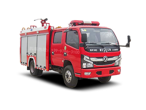 國六東風2.5噸水罐消防車